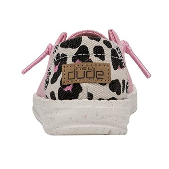 NWT Hey Dude Girl's Wendy Toddler Loe Funk Bubblegum Lace Up Loafers-Size 6 T - Picture 5 of 7